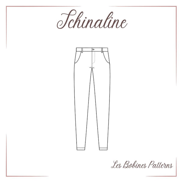 PDF - Patron digital du pantalon chino T'chinaline des Bobines Patterns du 34 au 56 (fr)