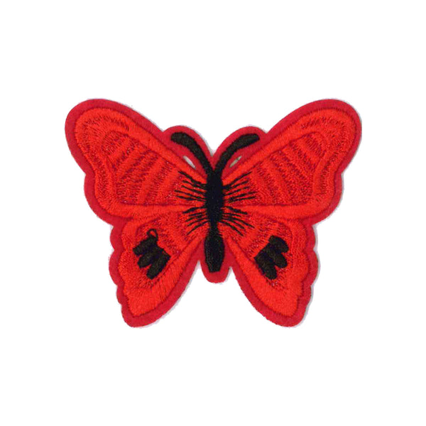 Patch thermocollant "papillon rouge et noir" - (prix à la pièce)