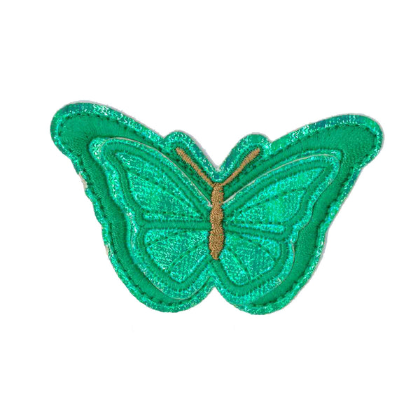 Patch thermocollant "papillon vert" - (prix à la pièce)