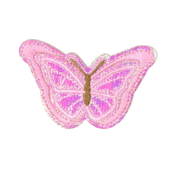 Patch thermocollant "papillon rose" - (prix à la pièce)