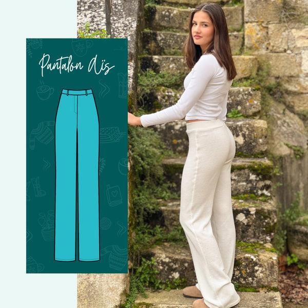 PDF- patron digital du pantalon Aïs de Instinct Couture (taille 32 à 52)