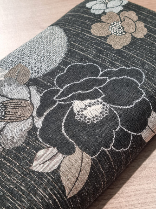 Superbe jacquard japonais - tsuki (prix pour 10cm)