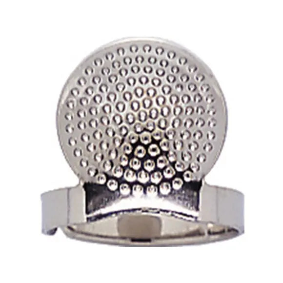 Dé / bague de protection en métal pour couture et broderie sashiko de marque Clover - (prix à la pièce)