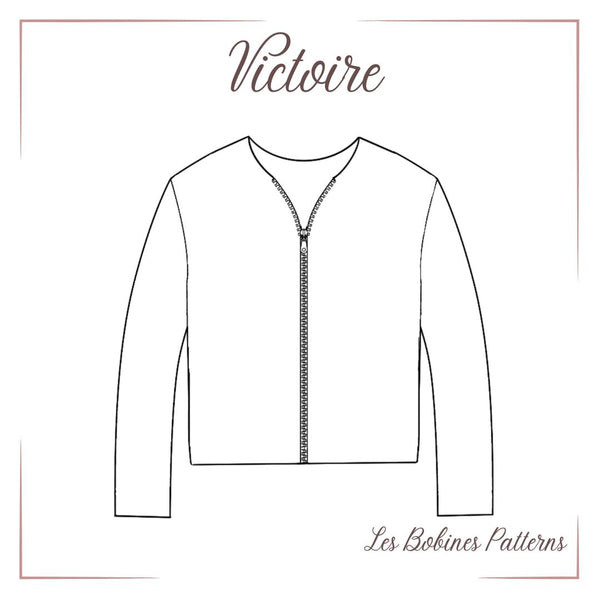 Patron pochette de la veste Victoire des Bobines Patterns du 34 au 56 (fr)