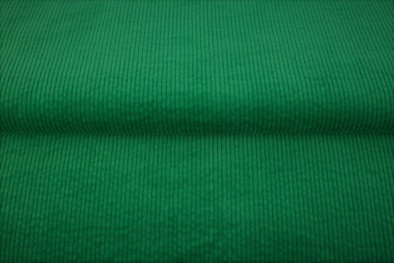 Velours grosses côtes lavé - vert lagon - 97% coton et 3% élasthanne - Oeko-tex (Prix pour 10cm)