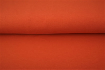 Jersey uni terracotta certifié Oeko-tex (prix pour 10cm)