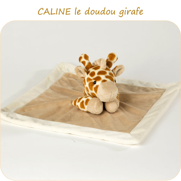 PDF - patron digital du doudou girafe Caline de Petits D'om (Fr)