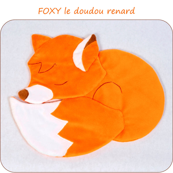 PDF - patron digital du doudou renard Foxy de Petits D'om (Fr)