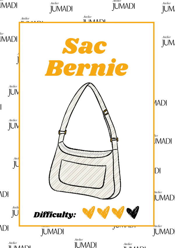 PDF - Patron digital du sac du sac Bernie de Atelier Jumadi - fr