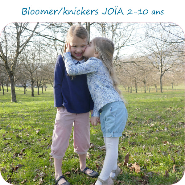 PDF - patron digital du bloomers ou knickers Joia de Petits D'om du 2 au 10ans (Fr)