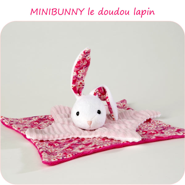 PDF - patron digital du doudou lapin Mini Bunny de Petits D'om (Fr)