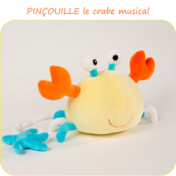 PDF - patron digital de la peluche / doudou crabe Pinçouille de Petits D'om (Fr)