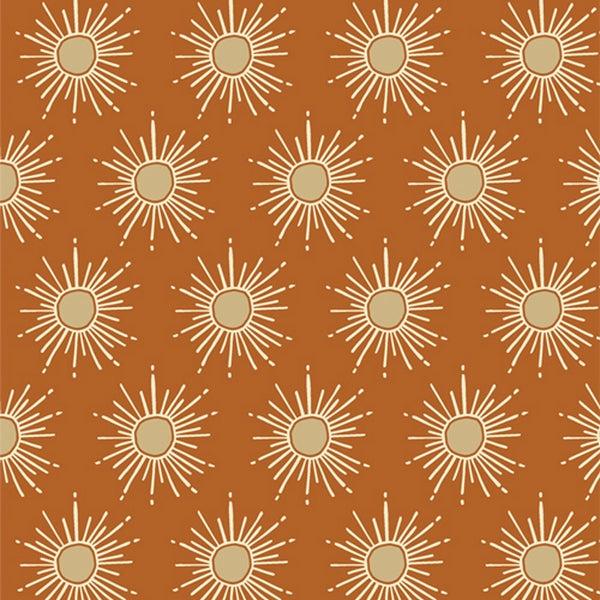 Viscose Gloria sur fond noisette de Art Gallery Fabrics (Prix pour 10cm)