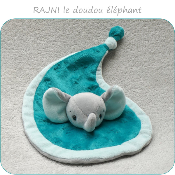 PDF - patron digital du doudou éléphant Rajni de Petits D'om (Fr)