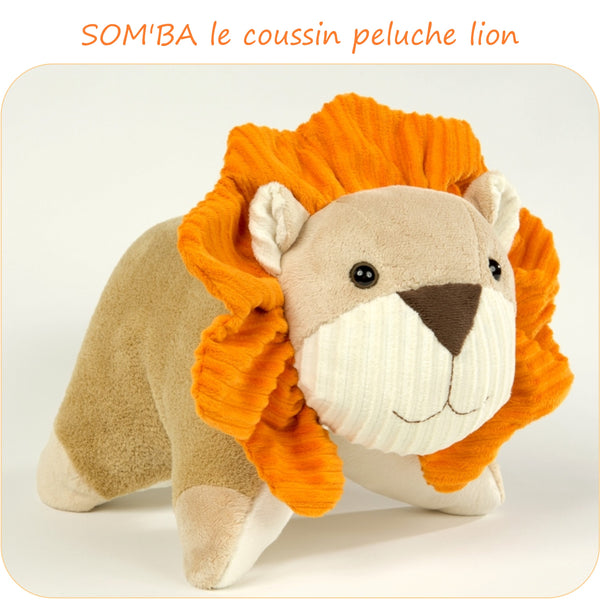 PDF - patron digital du doudou peluche lion Som'ba de Petits D'om (Fr)