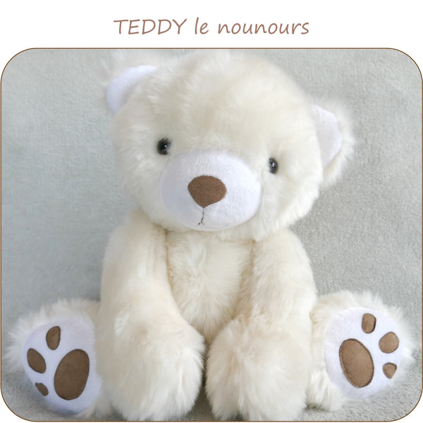 PDF - patron digital de la peluche nounours Teddy de Petits D'om (Fr)