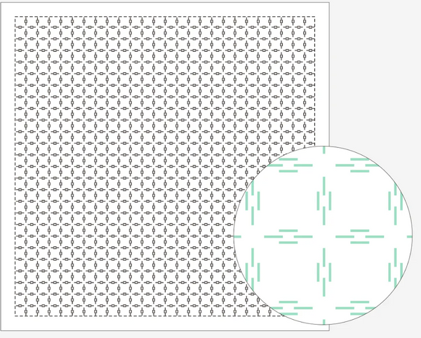 Hana-Fukin "Hogan-sashi" pour la réalisation de broderie Sashiko (prix à la pièce)