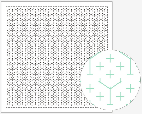 Hana-Fukin "Hanataba" pour la réalisation de broderie Sashiko (prix à la pièce)