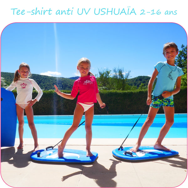 PDF - patron digital du tee-shirt mixte anti-UV Ushuaïa de Petits D'om du 2 au 16ans (Fr)