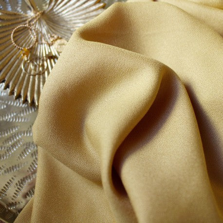 Crêpe de viscose Atelier Brunette - Mustard (prix pour 10cm)