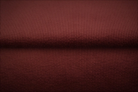 Velours grosses côtes lavé - merlot - 97% coton et 3% élasthanne - Oeko-tex (Prix pour 10cm)