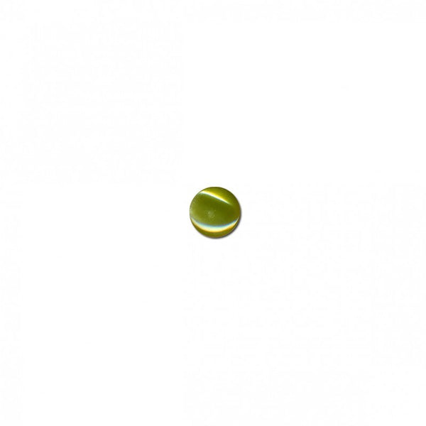 Boutons  bonbon de 11mm - effet nacré olive (prix à la pièce)