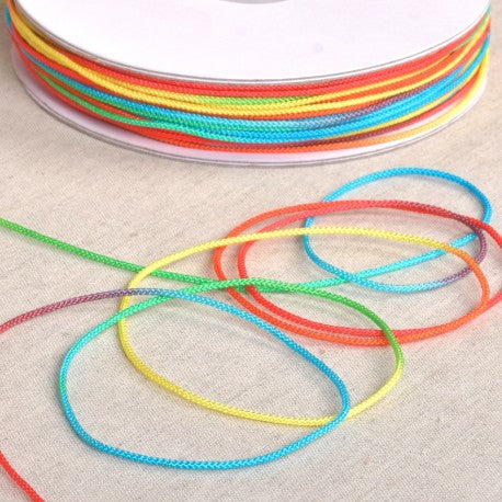 Cordon multicolore de 1,5mm (prix pour le mètre)