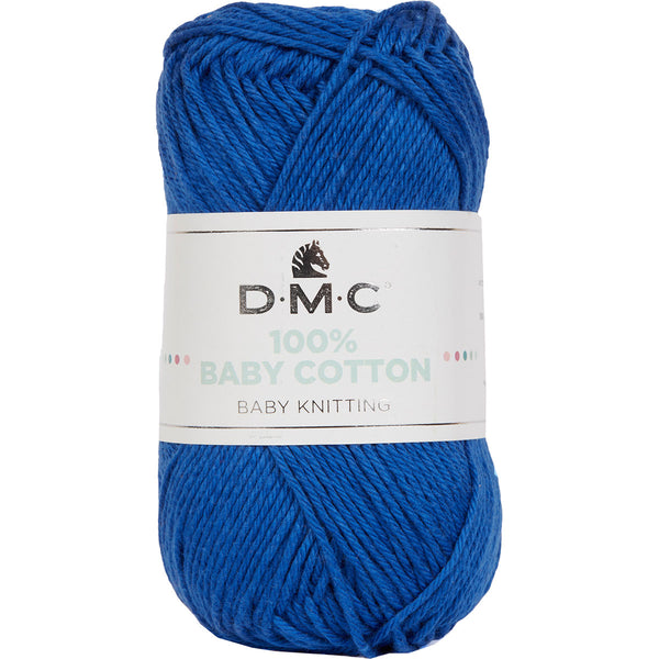 DMC - 100% baby cotton  - Bleu roi 798 (prix pour 1 pelote)