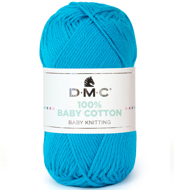 DMC - 100% baby cotton  - Bleu vif 786 (prix pour 1 pelote)