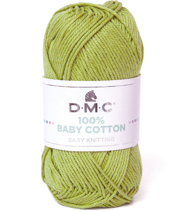 DMC - 100% baby cotton  - Pistache 752 (prix pour 1 pelote)