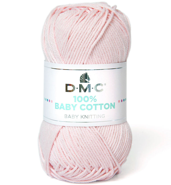 DMC - 100% baby cotton  - Rose dragée 763 (prix pour 1 pelote)