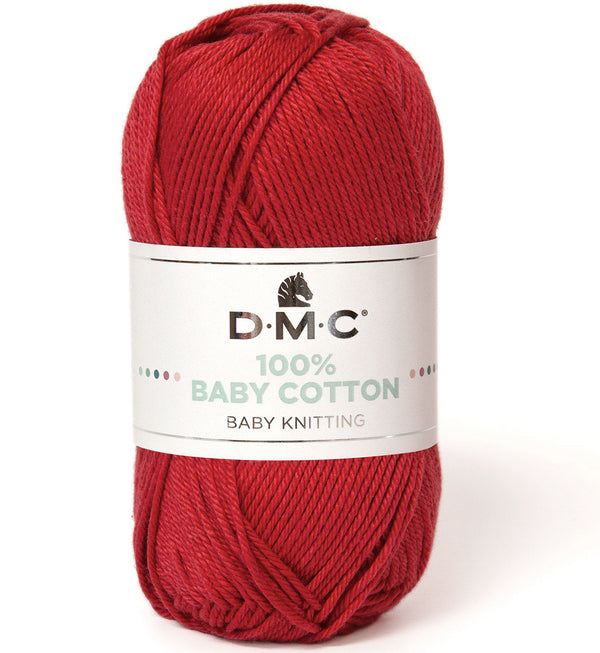 DMC - 100% baby cotton  - Fraise 754 (prix pour 1 pelote)