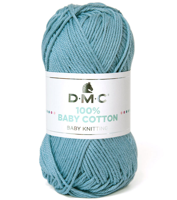 DMC - 100% baby cotton  - Bleu gris 767 (prix pour 1 pelote)