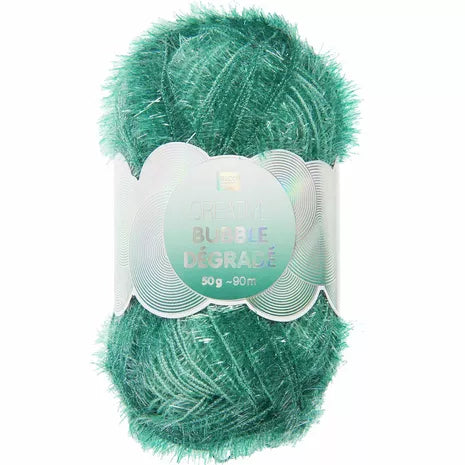 Rico Créative Bubble Dégradé  couleur 007 - vert  (prix pour 1 pelote)