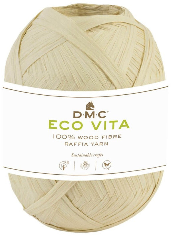 DMC - Eco Vita Raphia couleur 32 - nature (prix pour 1 pelote)