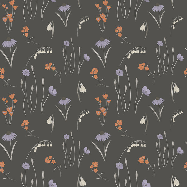 Superbe coupon 3m de popeline RJR Fabrics - "mini meadows" - 110cm de large