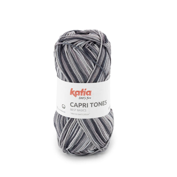 Fil en coton mercerisé dégradé - Capri tones de Katia - couleur 306 (prix pour 1 pelote)