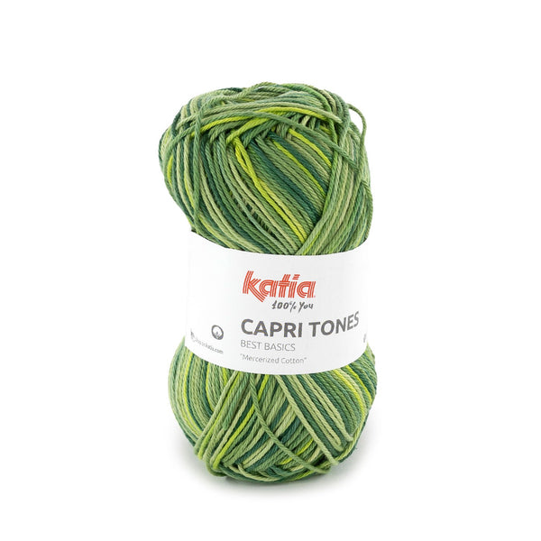 Fil en coton mercerisé dégradé - Capri tones de Katia - couleur 305 (prix pour 1 pelote)