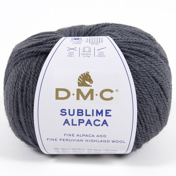 DMC - Sublime Alpaca - couleur 127 Anthracite (prix pour 1 pelote)