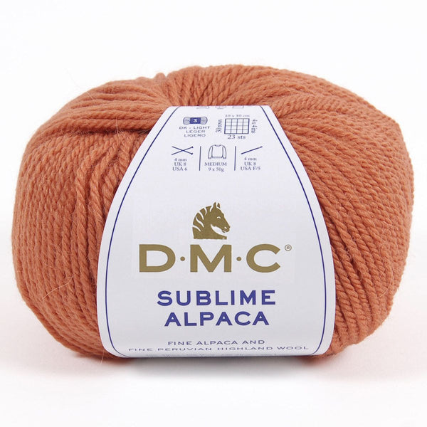 DMC - Sublime Alpaca - couleur 131 orangé (prix pour 1 pelote)