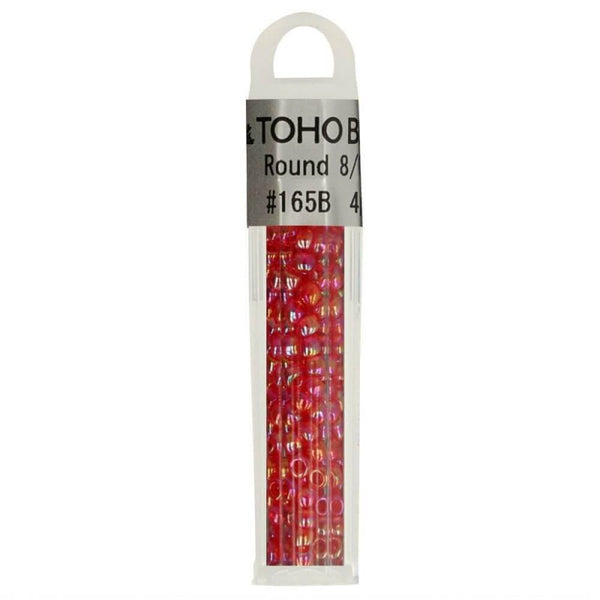 Perles de verre de marque japonaise Toho couleur B165B grenadine (prix pour le tube de 4g)