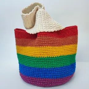 Kit sac japonais - marque Hoooked rainbow (prix pour le set)