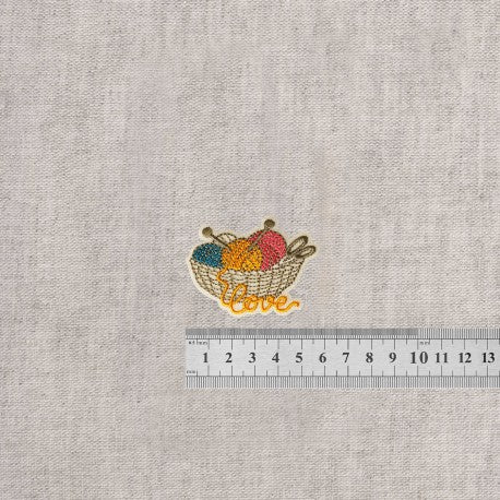 Patch thermocollant  "panier de pelotes"  - (prix à la pièce)