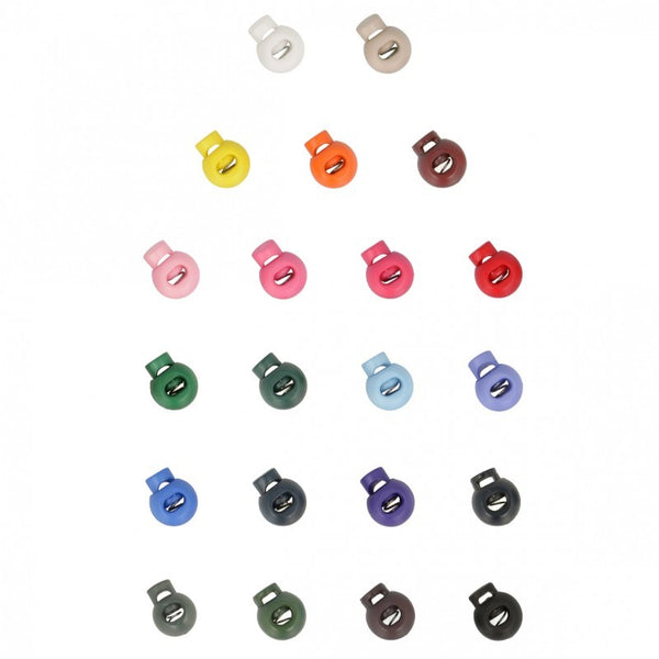 Serre-cordon 22mm de diamètre - plusieurs couleurs disponible (prix à la pièce