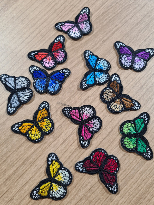 Patch thermocollants Butterfly - Plusieurs couleurs (prix à la pièce)