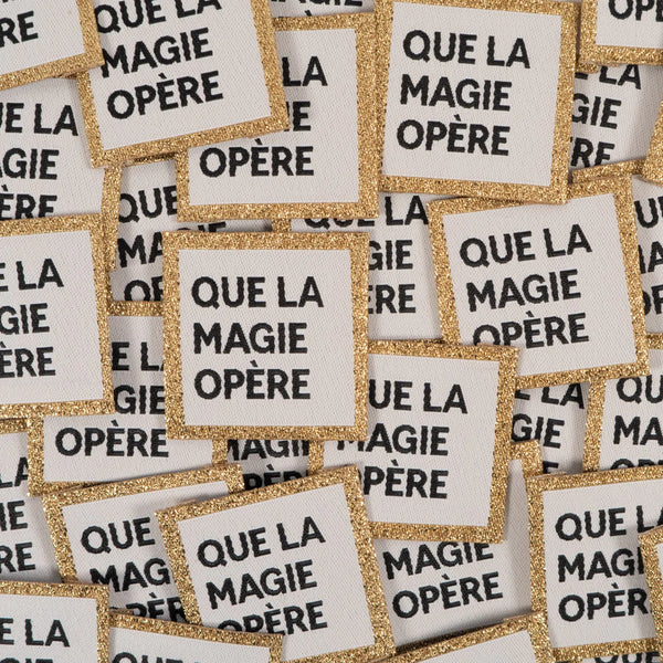 Lot de 5 étiquettes Que la magie opère de Ikatee (prix pour le sachet de 5)