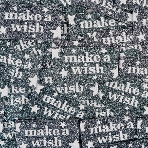 Lot de 5 étiquettes Make a wish de Ikatee (prix pour le sachet de 5)